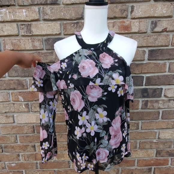 INC International Concepts Tops - INC INTERNATIONAL CONCEPT cold shoulder top